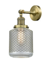 Stanton 1 Light Cylinder Wall Sconce 14 Inch Tall by Innovations - 203-G262