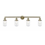 Dover 4 Light Vanity Light 43 Inch Wide by Innovations - 215-G31