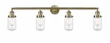 Dover 4 Light Vanity Light 43 Inch Wide by Innovations - 215-G31