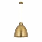 Newton Bell 1 Light Metal Shade Medium Pendant 16 Inch Wide by Innovations - 410-1PL-M412-16