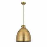 Newton Bell 1 Light Metal Shade Medium Pendant 16 Inch Wide by Innovations - 410-1PL-M412-16