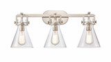 Newton 3 Light Cone Vanity Light by Innovations - 411-7CL-118827