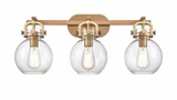 Newton Sphere 3 Light Cone Vanity Light by Innovations - 410-3W-G410