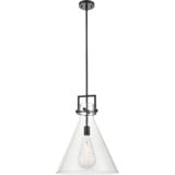 Newton Cone 1 Light Pendant 16 Inch Wide by Innovations - 411-1S-16
