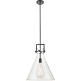 Newton Cone 1 Light Pendant 16 Inch Wide by Innovations - 411-1S-16