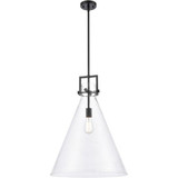 Newton Cone 1 Light Pendant 18 Inch Wide by Innovations - 411-1S-18