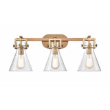 Newton Cone 3 Light Vanity Light by Innovations - 411-3W-G411-7