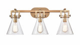 Newton Cone 3 Light Vanity Light by Innovations - 411-3W-G411-7