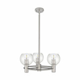 Crown Point 3 Light Stem Hung Pendant 20 Inch Wide by Innovations - 434-3CR-G12-6