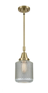 Stanton 1 Light Stem Hung Mini Pendant 13.13 Inch Tall by Innovations - 447-1S-G262