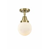 Beacon 6W 1 LED Flush Mount 10.75 Inch Tall and 6 Inch Wide by Innovations - 447-1C-G20-6-LED