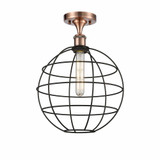 Lake Placid 1 Light 12 Inch Wide Semi Flush Mount by Innovations - 516-1C-LP-12