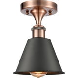 Smithfield 1 Light 9.5 Inch Tall Semi Flush Mount by Innovations - 516-1C-M8-95