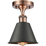 Smithfield 1 Light 9.5 Inch Tall Semi Flush Mount by Innovations - 516-1C-M8-95