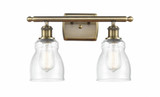 Ellery 2 Light Vanity Light 16 Inch Wide by Innovations - 516-2W-G39