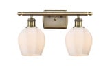Norfolk 2 Light Vanity Light 16 Inch Wide by Innovations - 516-2W-G46-6