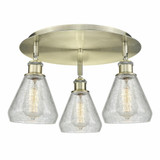 Conesus 3 Light 17.75 Inch Wide Flush Mount by Innovations - 516-3C-G275