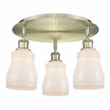 Ellery 3 Light 16.5 Inch Wide Flush Mount by Innovations - 516-3C-G39