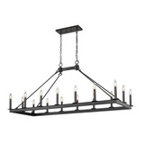 Barclay 16 Light Island/Billiard 20 Inch Wide by 25.5 Inch High by Z-Lite - 482-16L