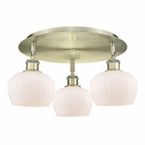Fenton 3 Light 18.25 Inch Wide Flush Mount by Innovations - 516-3C-G9