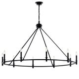 Carrick 10 Light Oversized Chandelier by Kichler - 52707