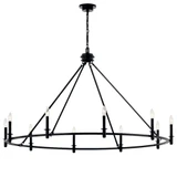 Carrick 10 Light Oversized Chandelier by Kichler - 52707