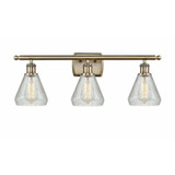 Conesus 3 Light Vanity Light 26 Inch Wide by Innovations - 516-3W-G27