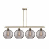 Athens Deco Swirl 4 Oversized Island Pendant 50.25 Inch Wide by Innovations - 516-4I-G1213-12