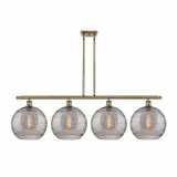 Athens Deco Swirl 4 Oversized Island Pendant 50.25 Inch Wide by Innovations - 516-4I-G1213-12