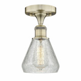 Conesus 1 Light 6 Inch Wide Industrial Semi Flush Mount by Innovations - 616-1F-G27