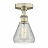 Conesus 1 Light 6 Inch Wide Industrial Semi Flush Mount by Innovations - 616-1F-G27