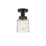 Bell 1 Light 8.25 Inch Length Semi Flush Mount by Innovations - 616-1F-G513