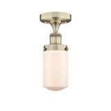Dover 1 Light 6.5 Inch Wide Semi Flush Mount by Innovations - 616-1F-G31