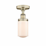 Dover 1 Light 6.5 Inch Wide Semi Flush Mount by Innovations - 616-1F-G31