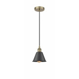 Smithfield 1 Light Cord Hung Small Pendant 8.25 Inch Tall by Innovations - 616-1P-M8