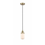 Dover 1 Light Traditional Mini Pendant 10.25 Inch Tall by Innovations - 616-1PH-G31