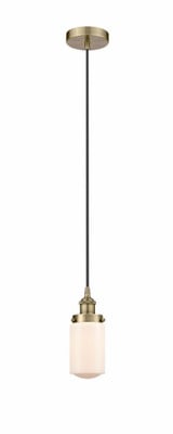 Dover 1 Light Traditional Mini Pendant 10.25 Inch Tall by Innovations - 616-1PH-G31