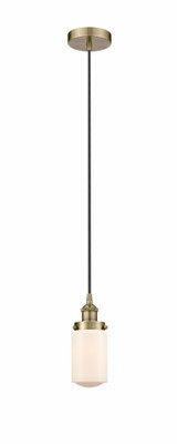Dover 1 Light Traditional Mini Pendant 10.25 Inch Tall by Innovations - 616-1PH-G31