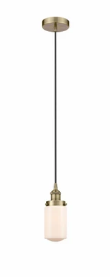 Dover 1 Light Traditional Mini Pendant 10.25 Inch Tall by Innovations - 616-1PH-G31