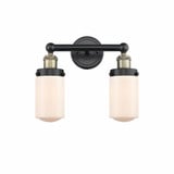 Dover 2 Light Cylinder Vanity Light 15.5 Inch Wide by Innovations - 616-2W-DO