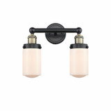 Dover 2 Light Cylinder Vanity Light 15.5 Inch Wide by Innovations - 616-2W-DO