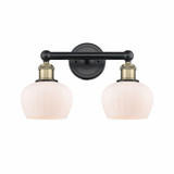 Fenton 2 Light Vanity Light 15.5 Inch Wide by Innovations - 616-2W-FEN