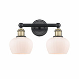 Fenton 2 Light Vanity Light 15.5 Inch Wide by Innovations - 616-2W-FEN
