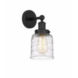 Bell 1 Light Smoke Glass Wall Sconce by Innovations - 616-1W-G513