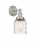 Bell 1 Light Smoke Glass Wall Sconce by Innovations - 616-1W-G513