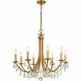 Bridgehampton 8 Light Large Chandelier by Crystorama - 8828