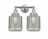 Stanton 2 Light Industrial Vanity Light 11.5 Inch Tall by Innovations - 616-2W-G262