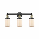 Dover 3 Light Cylinder Vanity Light 24.5 Inch Wide by Innovations - 616-3W-DO