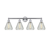 Conesus 4 Light Industrial Vanity Light 33 Inch Wide by Innovations - 616-4W-G27