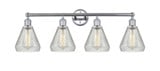 Conesus 4 Light Industrial Vanity Light 33 Inch Wide by Innovations - 616-4W-G27